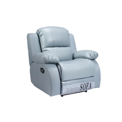 Poltrona da massaggio per divano reclinabile in pelle elettrica telecomandata per assistenza domiciliare per anziani