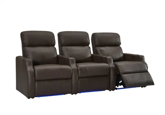 Sedia reclinabile all'ingrosso con poltrona reclinabile manuale/elettrica in pelle per soggiorno