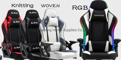 Sedia da gioco con luci LED RGB Nuova sedia ergonomica reclinabile Silla Gamer