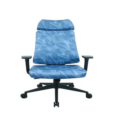Nuova sedia da ufficio moderna e confortevole con schienale alto, girevole, ergonomica, in tessuto a rete, con schienale alto
